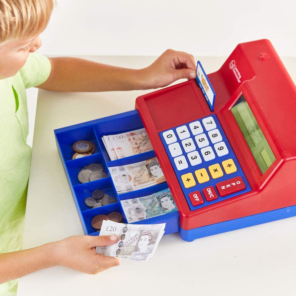 Learning Resources Pretend and Play Calculator Cash Register with Canadian Currency