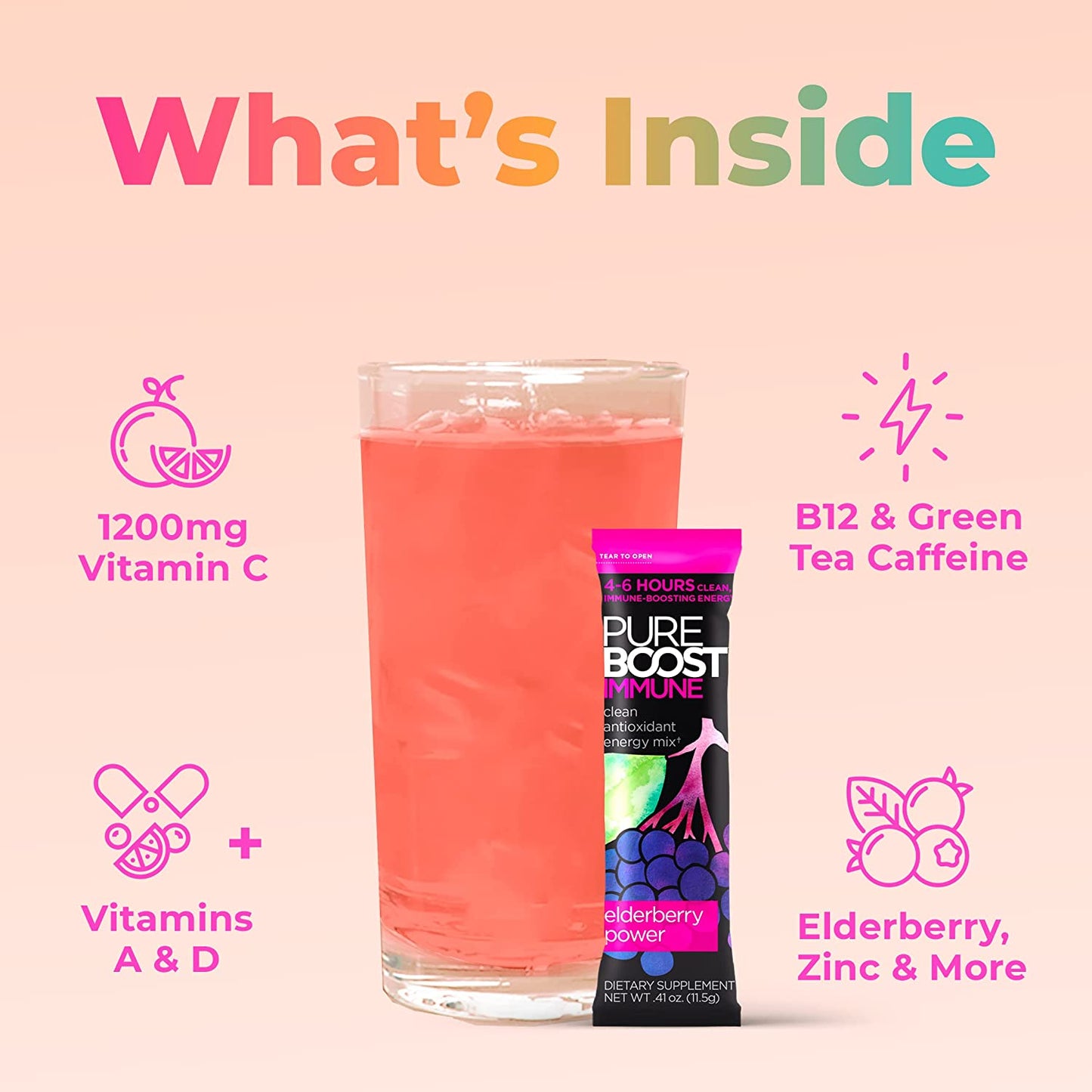 Pureboost Immune Clean Energy Drink Mix