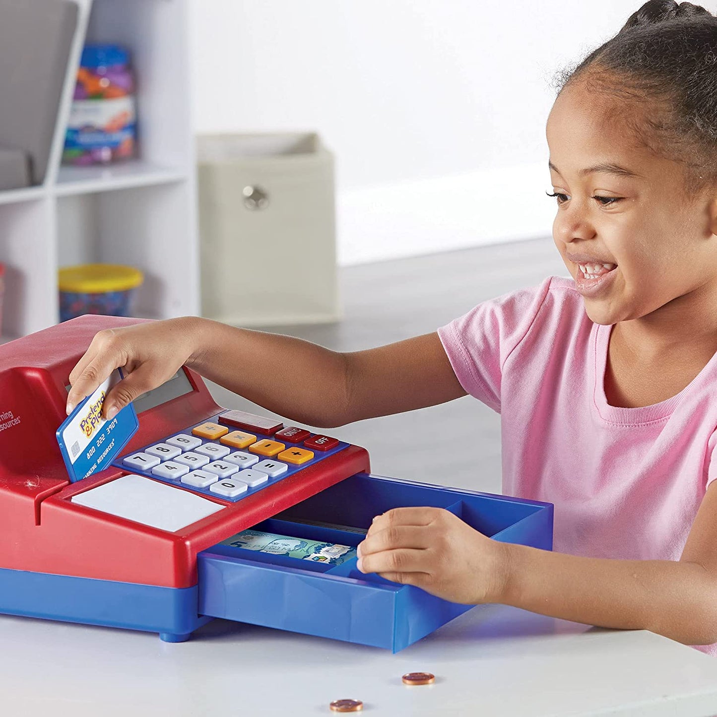 Learning Resources Pretend and Play Calculator Cash Register with Canadian Currency