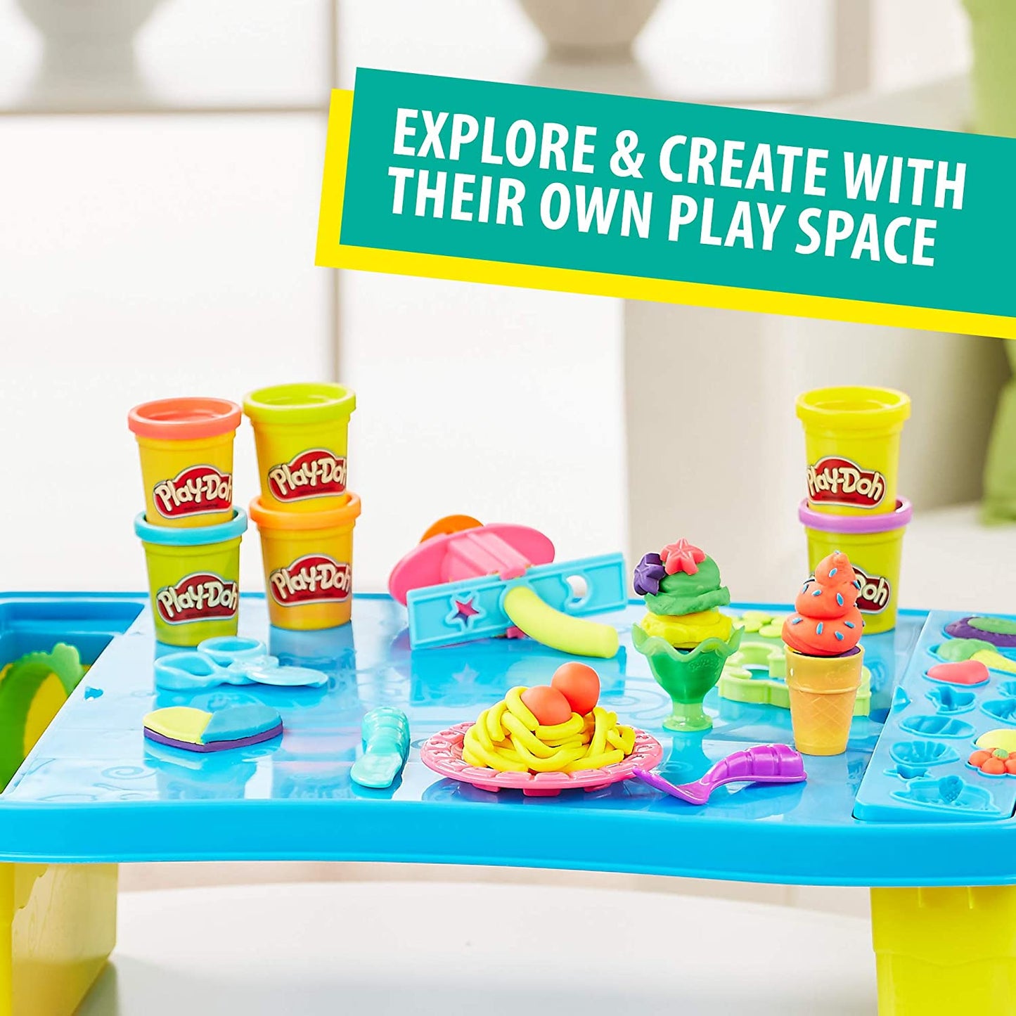 Play-Doh Play 'N Store Kids Play Table for Arts